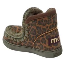Plamiste Płaskie Buty Styl Eskimo