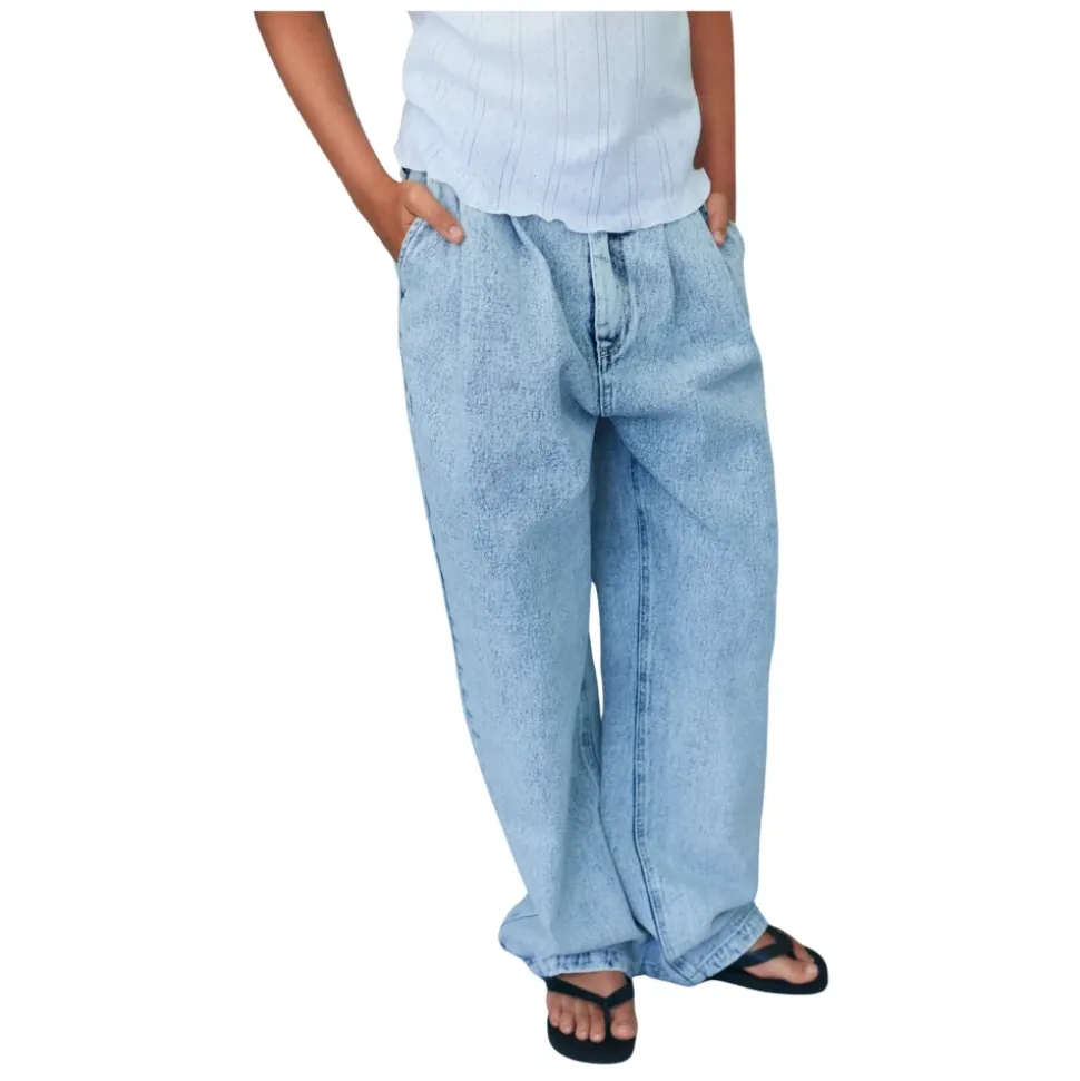 Pleat Denim Pant