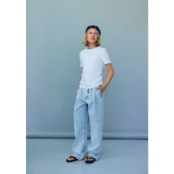 Pleat Denim Pant