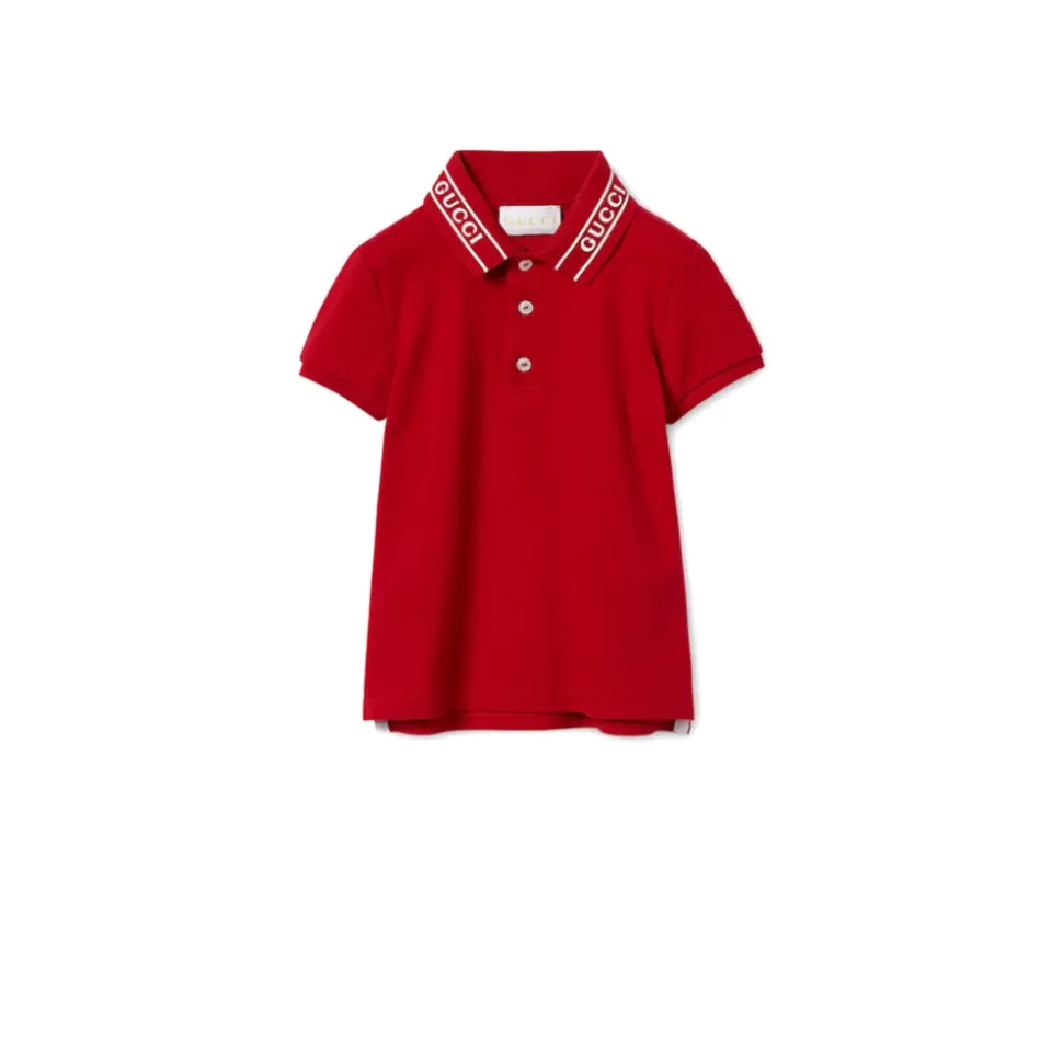 Polo z bawełny piqué stretch