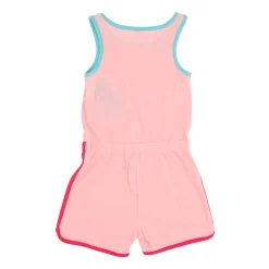 Romper Jumpsuit Bez Rękawów z Okrągłym Dekoltem