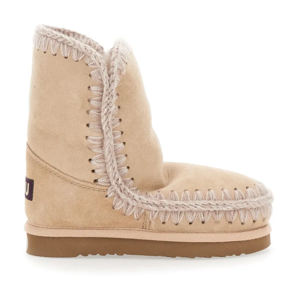 Różowe Zamszowe Buty Eskimo Kid
