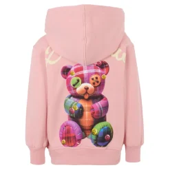 Różowy Bluza z Niedźwiadkiem