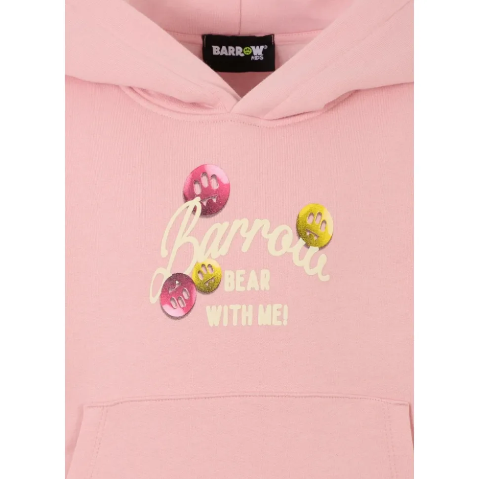 Różowy Bluza z Niedźwiadkiem