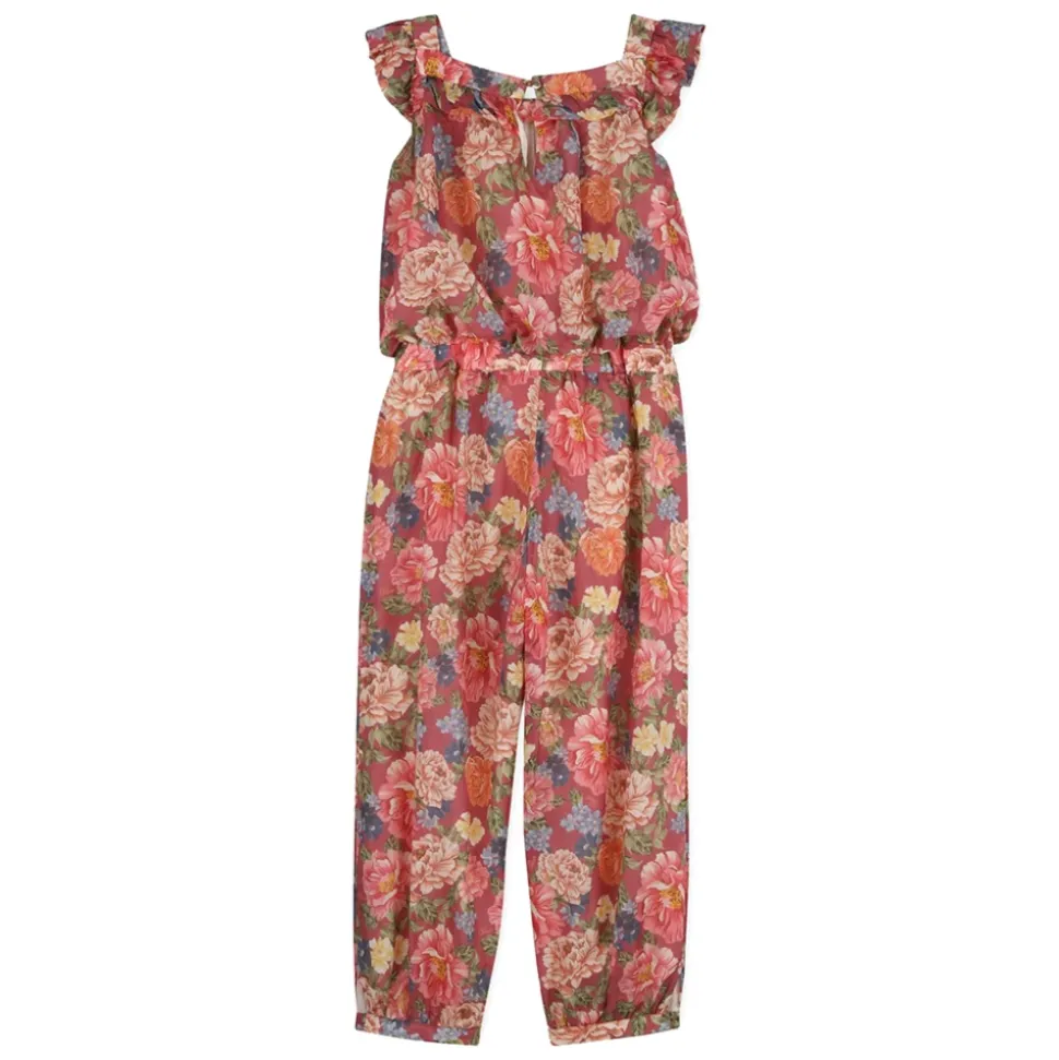 Ruffled Floral Playsuit