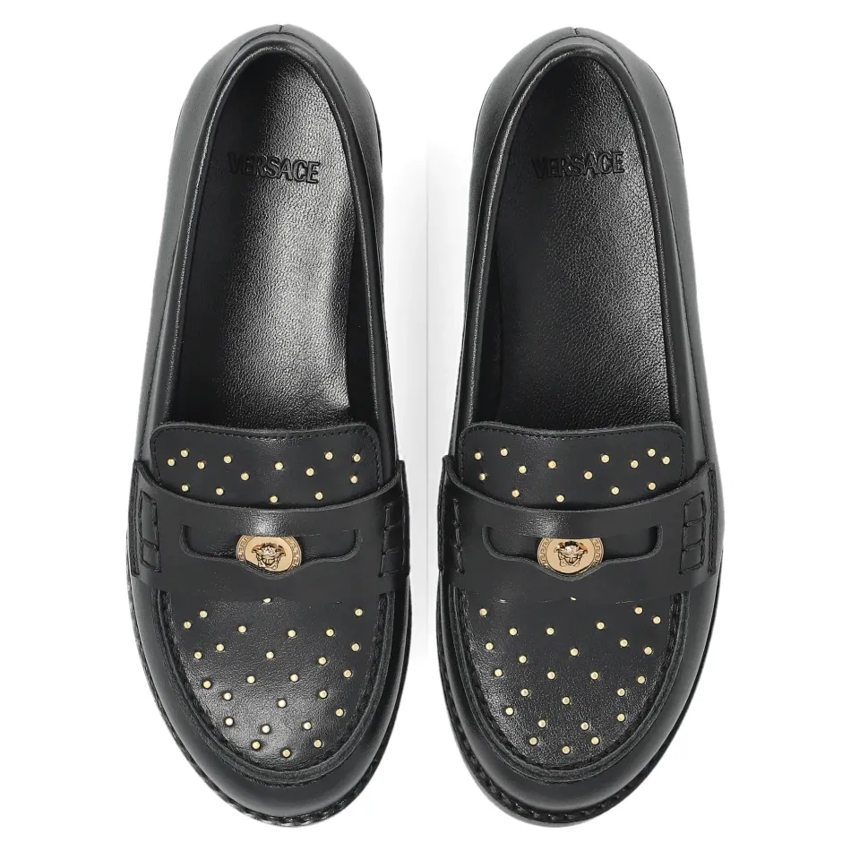 Skórzane buty typu `loafers`