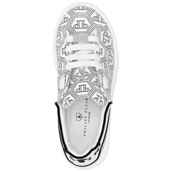 Skórzane Sneakersy Lo-Top z Monogramem