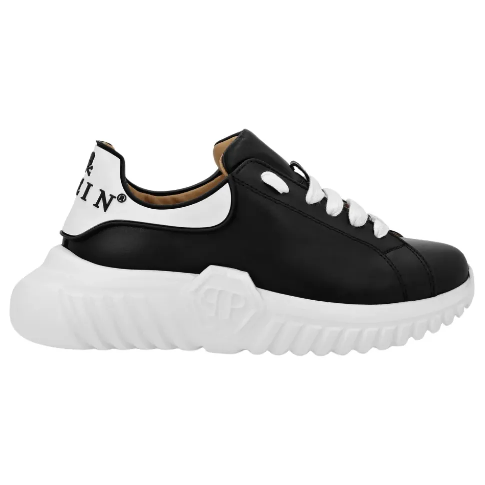 Skórzane sneakersy Lo-Top z sześciokątną wkładką