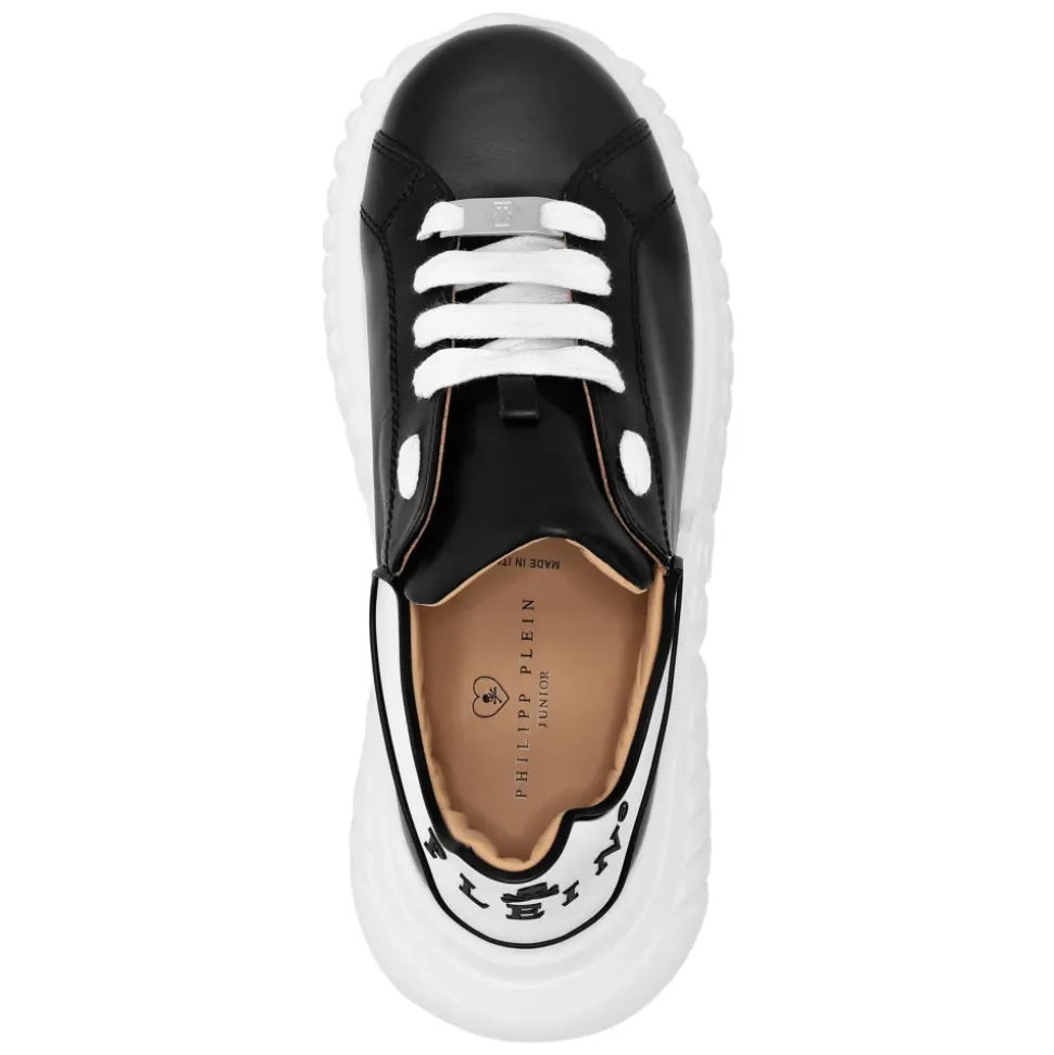 Skórzane sneakersy Lo-Top z sześciokątną wkładką