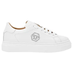 Skórzane sneakersy z niską cholewką The Plein Original