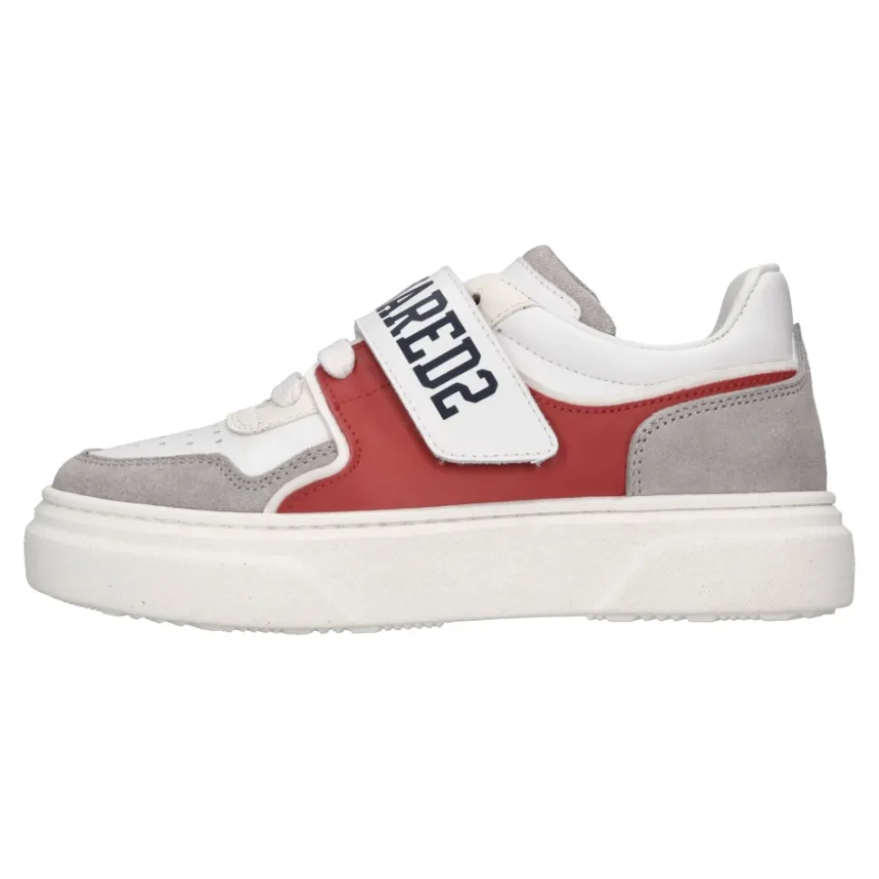 Skórzane sneakersy z zamszu