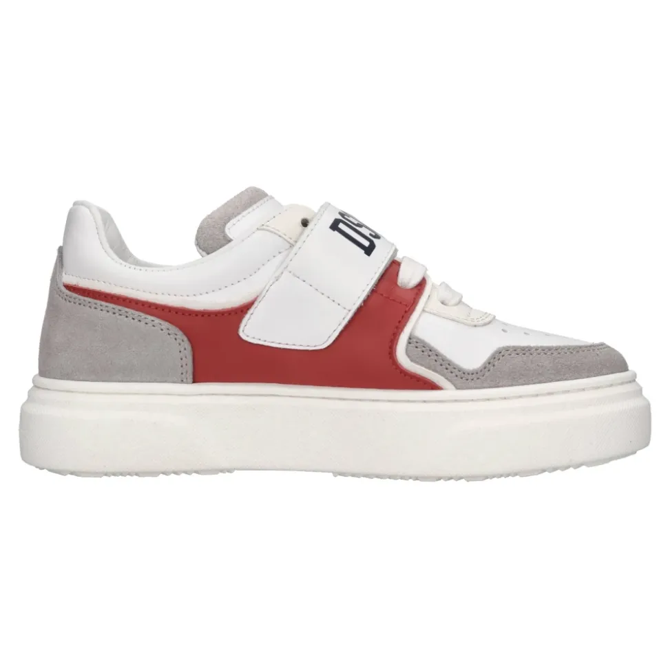 Skórzane sneakersy z zamszu