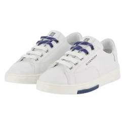 Skórzane sznurowane sneakersy