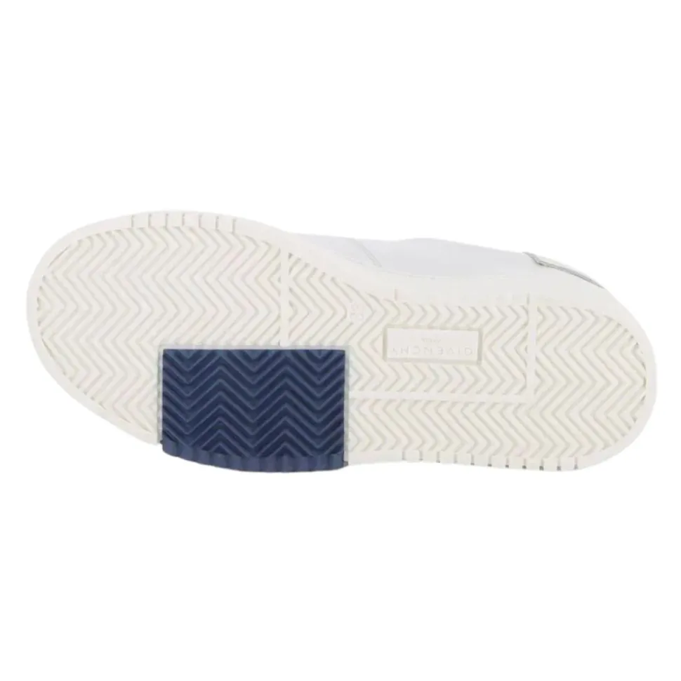 Skórzane sznurowane sneakersy