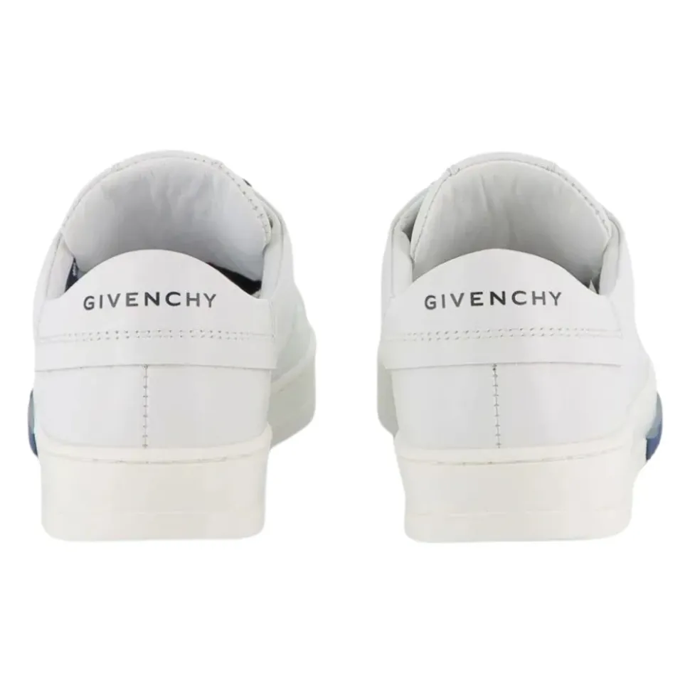 Skórzane sznurowane sneakersy