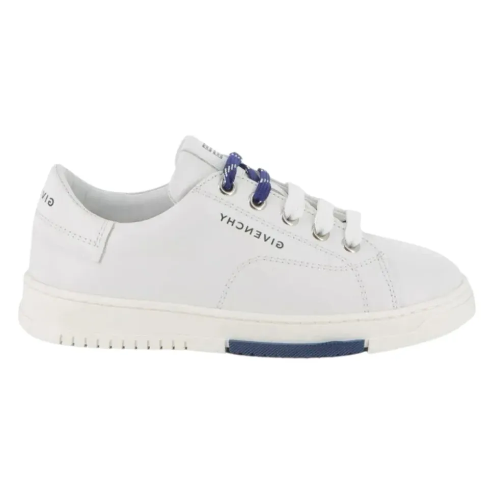 Skórzane sznurowane sneakersy