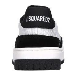 Sneakersy z zamszu i materiału