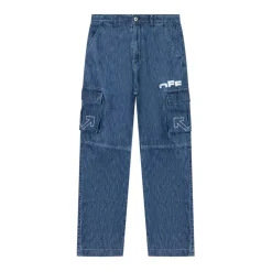 Spodnie Cargo Jeansowe z Logo Type