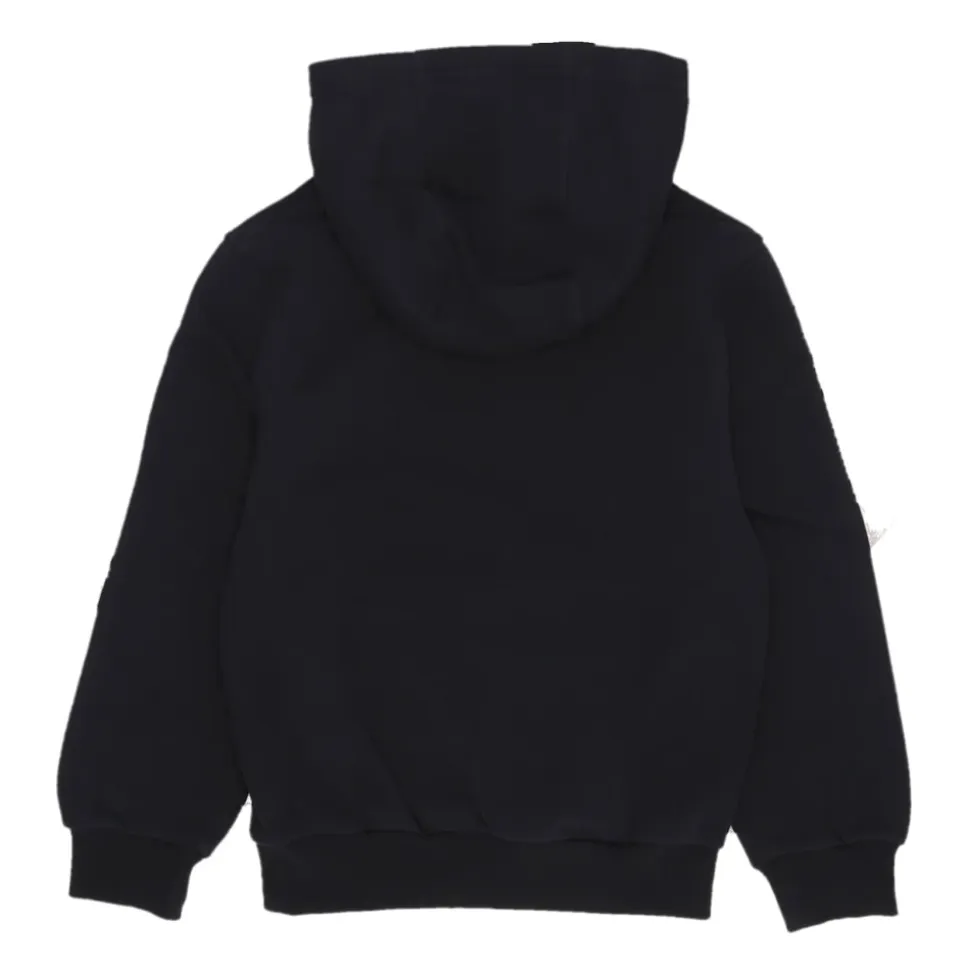 Sportswear Club Fleece Hoodie Czarno-Biały