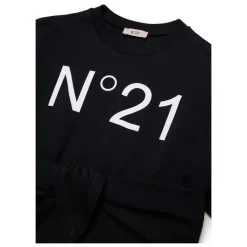 Sukienka mini z nadrukiem logo