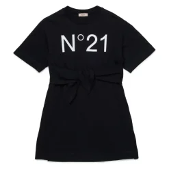 Sukienka mini z nadrukiem logo