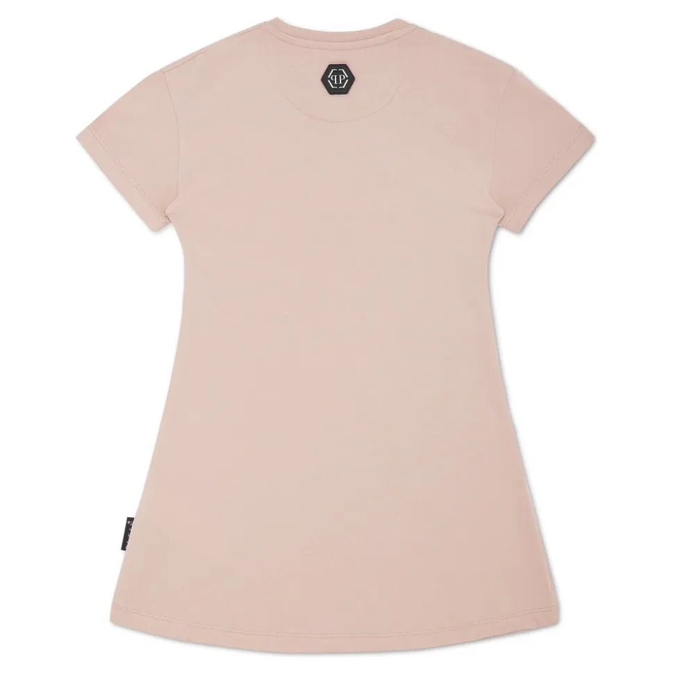 Sukienka T-shirtowa z Dżerseju Krótka Teddy Bear