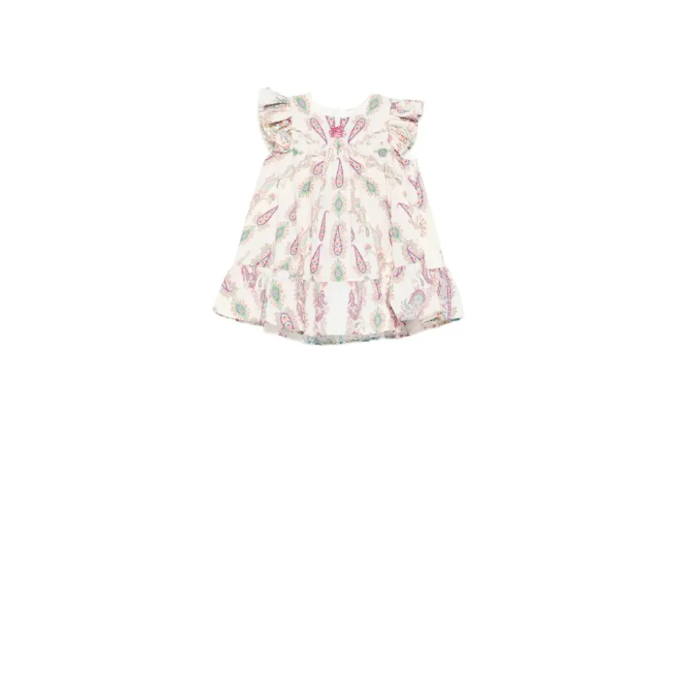 Sukienka z Falbankami w Paisley