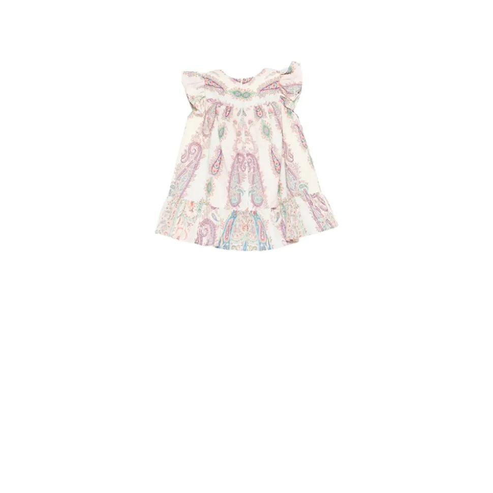 Sukienka z Falbankami w Paisley