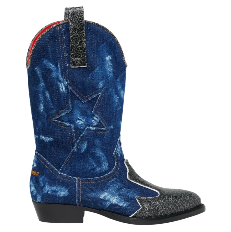 Super Star Denim Texan Boots