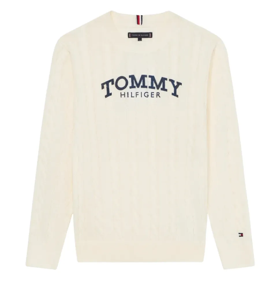 Sweter Crewneck z wytłoczonym logo