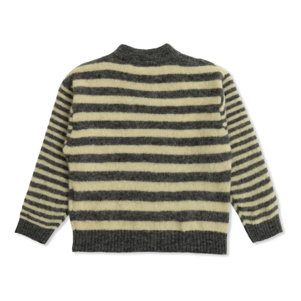 Sweter ze wzorem w pasy