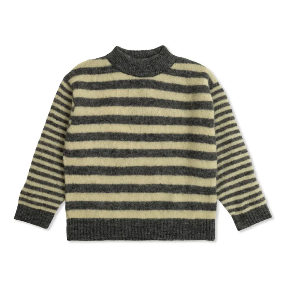 Sweter ze wzorem w pasy
