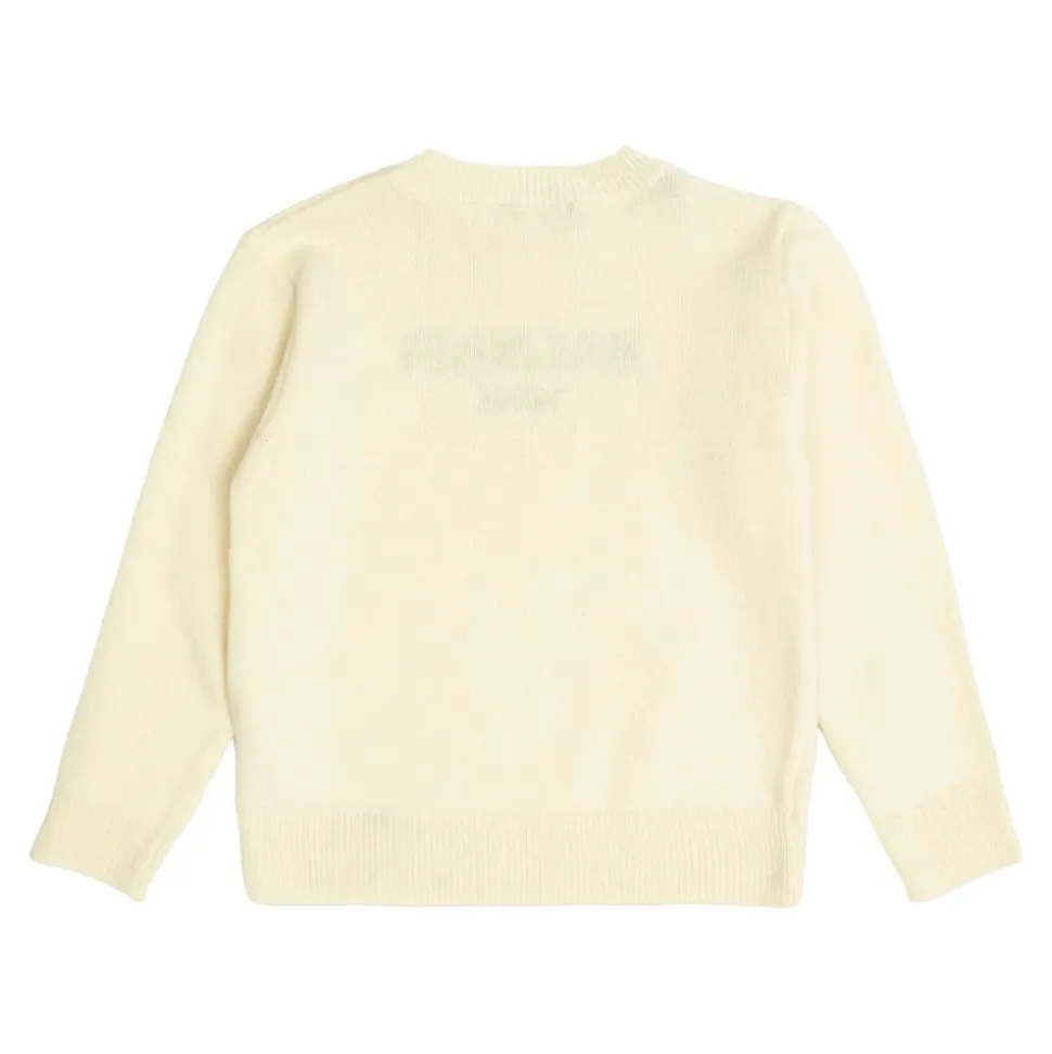 Sweter z haftowanym logo vintage