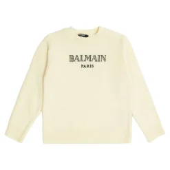 Sweter z haftowanym logo vintage