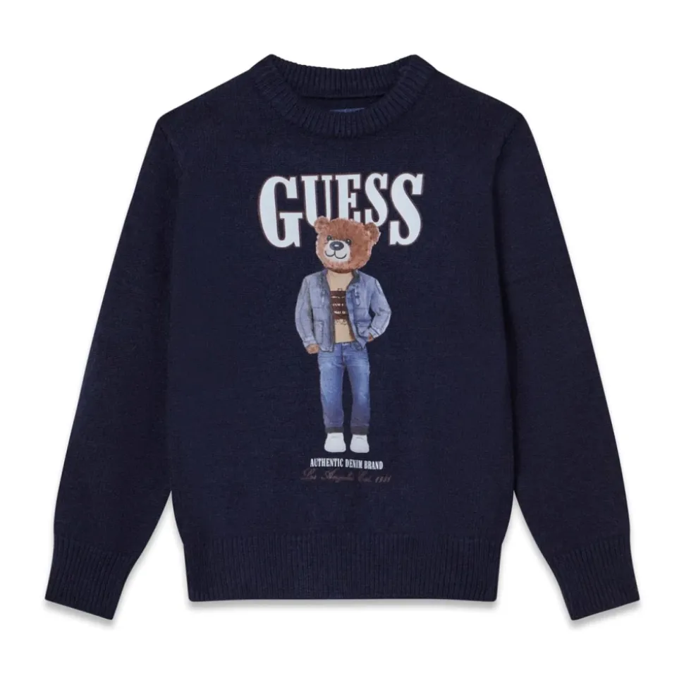 Sweter z nadrukiem z mieszanki wiskozy