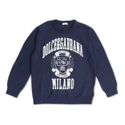 Sweter z nadrukowanym logo
