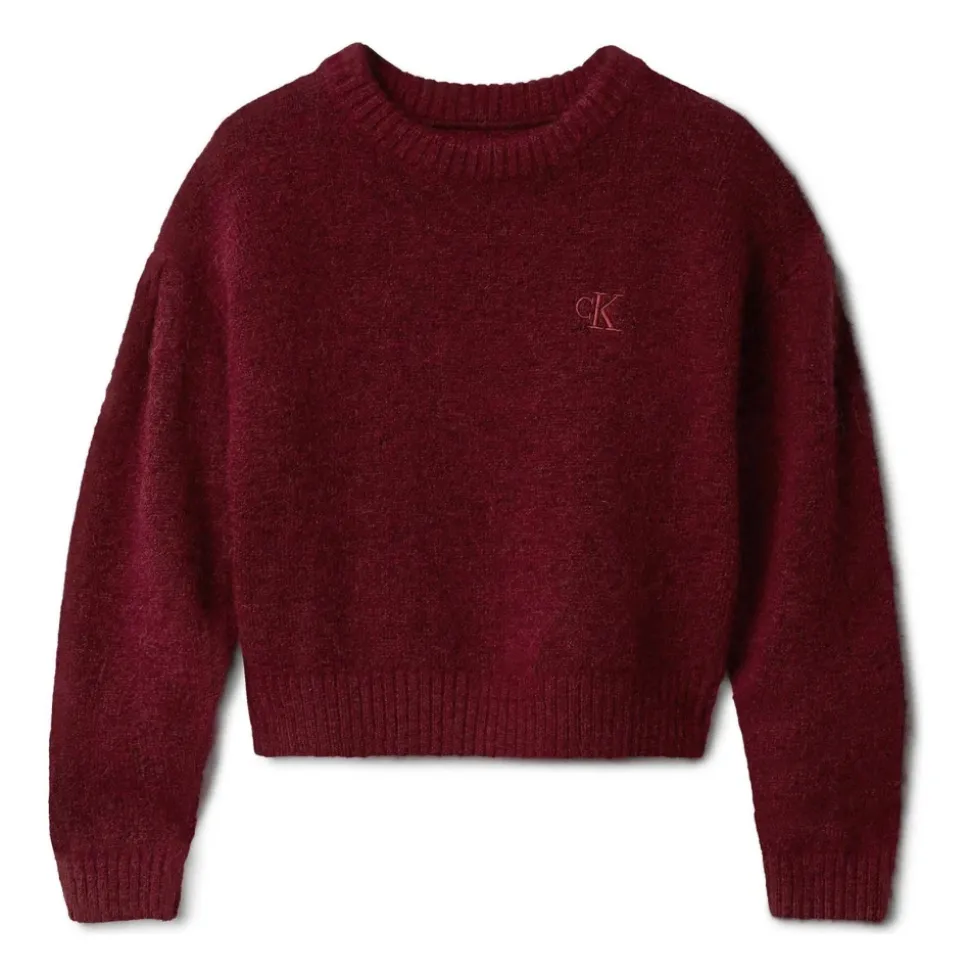 Sweter z okrągłym dekoltem
