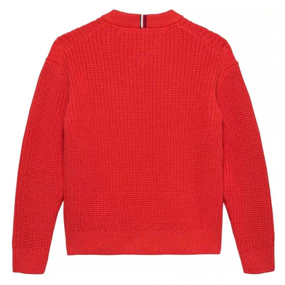 Sweter z okrągłym dekoltem