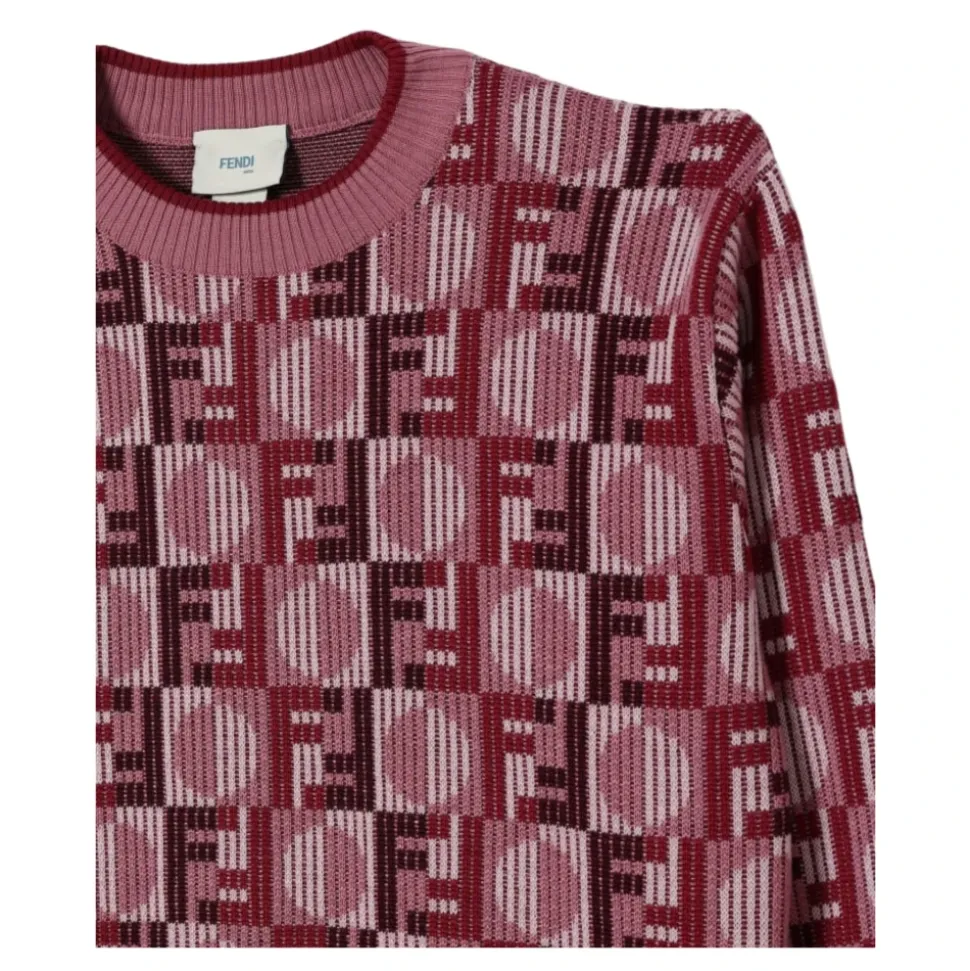 Sweter z okrągłym dekoltem dla juniora
