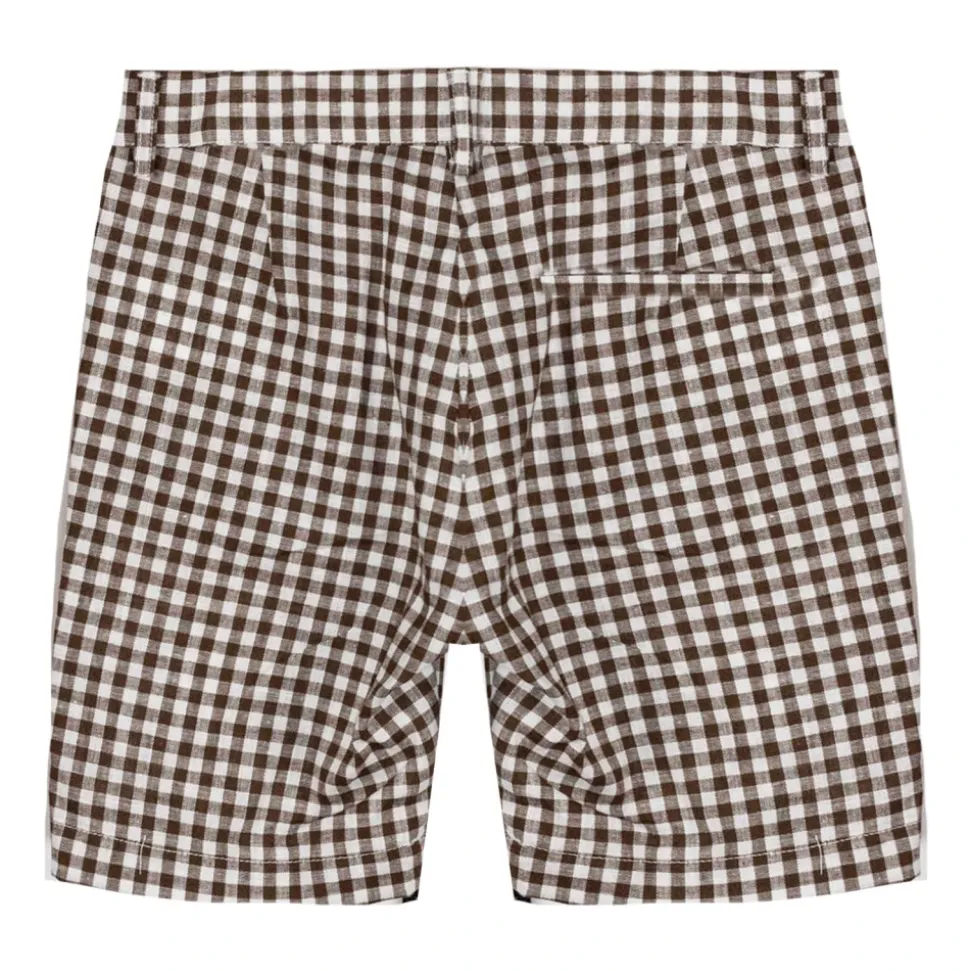 Szorty w kratkę gingham