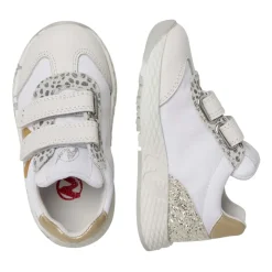 Technical fabric, leather and glitter sneakers JESKO 2 VL.