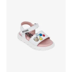 Teddy Bear Leather Sandals