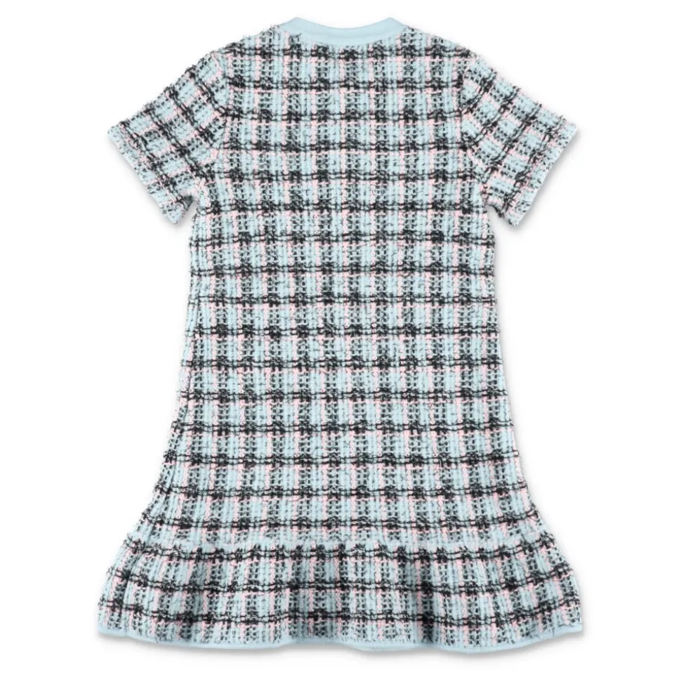 Textured Stripe Knit Dress