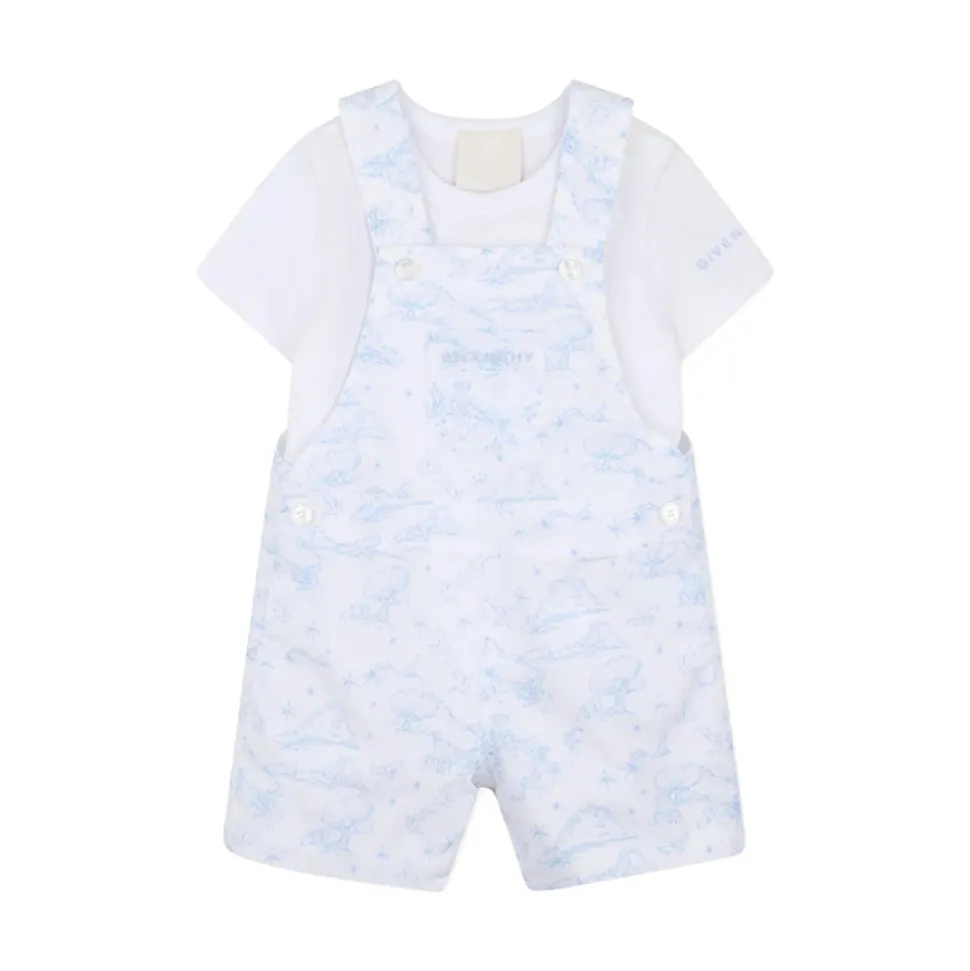 Toile de Jouy Dungaree Set