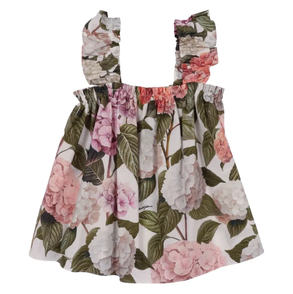 Top Poplin w Hydrangee