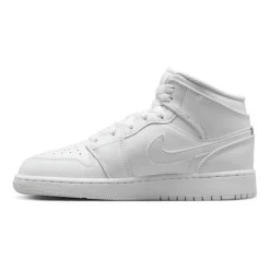 Total White Mid Top Sneakers