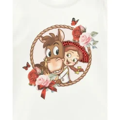 T-shirt Cowgirl z Kwiatami i Pailletkami