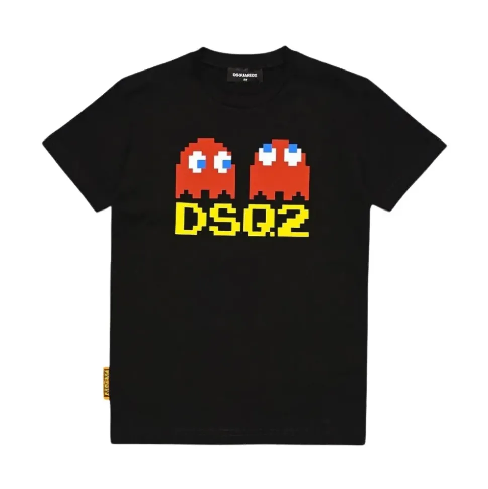 T-shirt girocollo manica corta con Stampa PAC