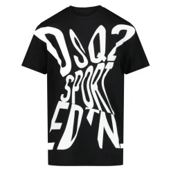 T-shirt Girocollo Manica Corta con Stampa