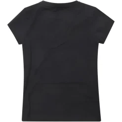 T Shirt Logo Ricamato Bottoni Oro
